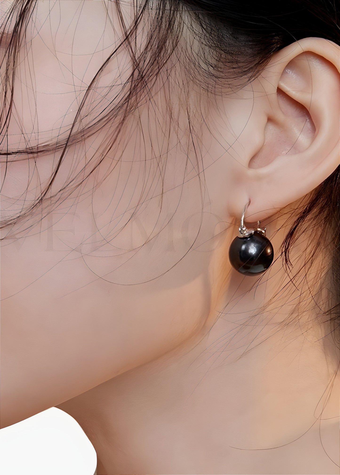 Boucles d’Oreilles Lune Obscure