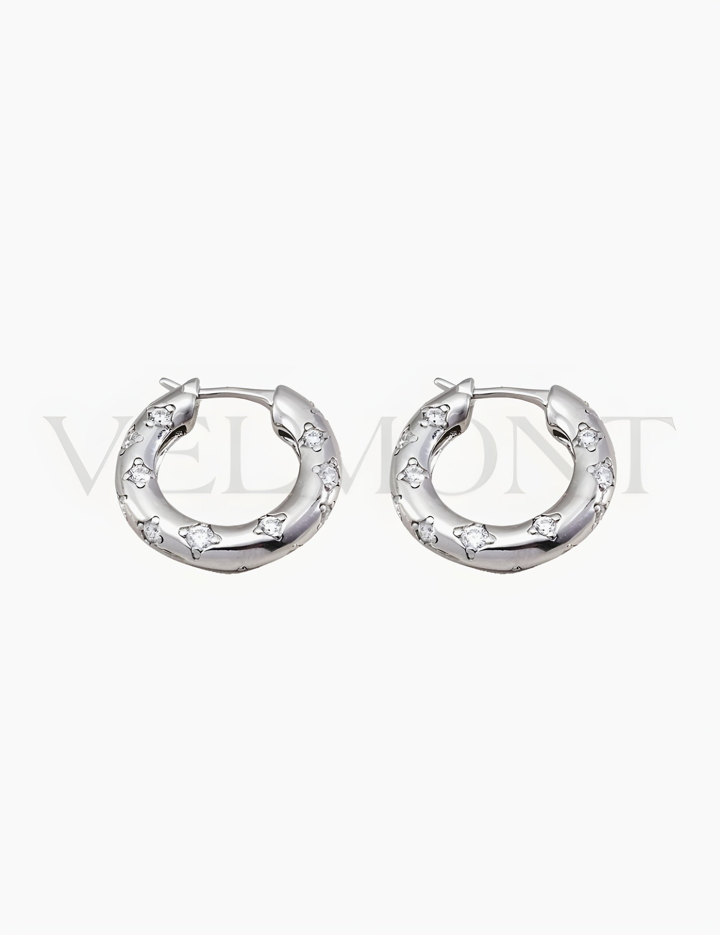 Boucles d’Oreilles Éclat Argent
